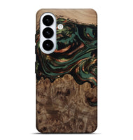 Galaxy S26 Plus Wood Live Edge Phone Case - Tawanda (Green, 812420)