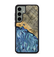 Galaxy S24 Plus Wood Phone Case - Cecil (Blue, 812912)