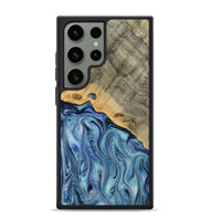 Galaxy S24 Ultra Wood Phone Case - Cecil (Blue, 812912)