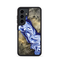 Galaxy S24 Wood Phone Case - Basil (Blue, 813794)
