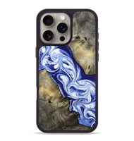 iPhone 16 Pro Max Wood Phone Case - Basil (Blue, 813794)