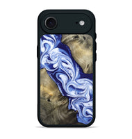 iPhone 17 Air Wood Phone Case - Basil (Blue, 813794)