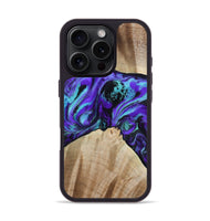 iPhone 16 Pro Wood Phone Case - Blaine (Purple, 813893)