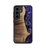 Galaxy S24 Wood Phone Case - Peggy (Purple, 813894)