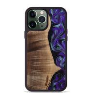 iPhone 13 Pro Max Wood Phone Case - Peggy (Purple, 813894)