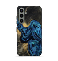 Galaxy S24 Wood Live Edge Phone Case - Koda (Blue, 814270)