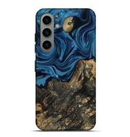Galaxy S24 Plus Wood Live Edge Phone Case - Kamiyah (Blue, 814271)