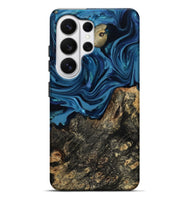Galaxy S26 Ultra Wood Live Edge Phone Case - Kamiyah (Blue, 814271)