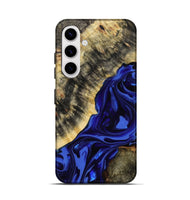 Galaxy S25 Wood Live Edge Phone Case - Clarice (Purple, 814393)