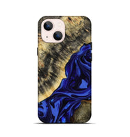 iPhone 13 mini Wood Live Edge Phone Case - Clarice (Purple, 814393)
