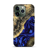 iPhone 13 Pro Wood Live Edge Phone Case - Clarice (Purple, 814393)