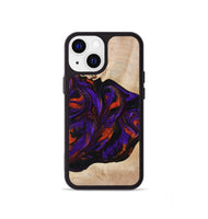 iPhone 13 mini Wood Phone Case - Elora (Purple, 814518)