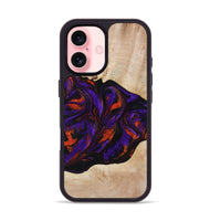 iPhone 16 Wood Phone Case - Elora (Purple, 814518)
