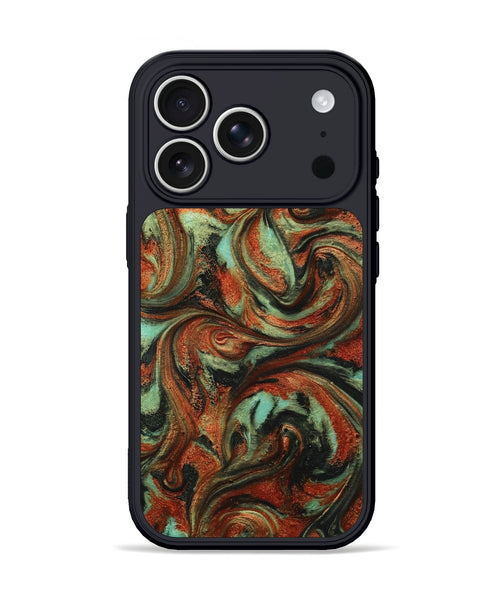 iPhone 17 Pro ResinArt Phone Case - Bryana (Green, 814656)