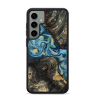 Galaxy S24 Plus Wood Phone Case - Alize (Teal & Gold, 814700)