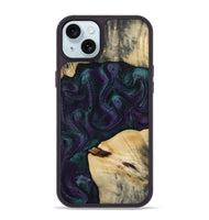 iPhone 15 Plus Wood Phone Case - Ted (Purple, 814704)