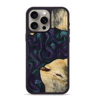 iPhone 15 Pro Max Wood Phone Case - Ted (Purple, 814704)