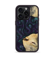 iPhone 15 Pro Wood Phone Case - Ted (Purple, 814704)