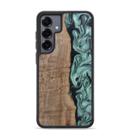 Galaxy S25 Plus Wood Phone Case - Julio (Green, 815206)
