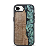 iPhone 16e Wood Phone Case - Julio (Green, 815206)