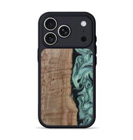 iPhone 17 Pro Wood Phone Case - Julio (Green, 815206)