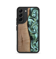Galaxy S22 Wood Phone Case - London (Green, 815224)