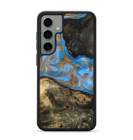 Galaxy S24 Plus Wood Phone Case - Zander (Teal & Gold, 815233)