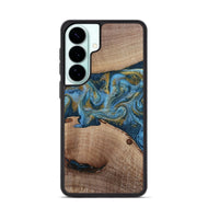 Galaxy S26 Plus Wood Phone Case - Emmer (Teal & Gold, 815235)