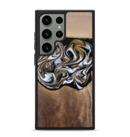 Galaxy S24 Ultra Wood Phone Case - Anjali (Black & White, 815308)