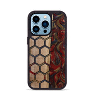 iPhone 14 Pro Wood Phone Case - Odell (Pattern, 815388)