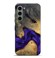 Galaxy S23 Plus Wood Live Edge Phone Case - Danika (Purple, 815471)