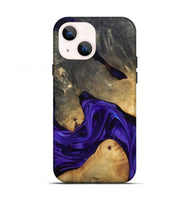 iPhone 13 Wood Live Edge Phone Case - Danika (Purple, 815471)