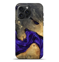 iPhone 16 Pro Max Wood Live Edge Phone Case - Danika (Purple, 815471)