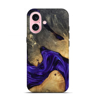 iPhone 17 Wood Live Edge Phone Case - Danika (Purple, 815471)