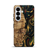 Galaxy S26 Wood Live Edge Phone Case - Darla (Green, 815478)