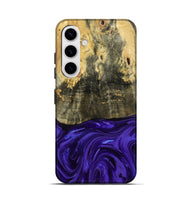 Galaxy S25 Wood Live Edge Phone Case - Donavan (Purple, 815486)