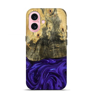 iPhone 17 Wood Live Edge Phone Case - Donavan (Purple, 815486)