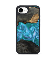 iPhone 16e Wood Phone Case - Nya (Blue, 815492)