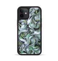 iPhone 12 ResinArt Phone Case - Justine (Green, 815528)