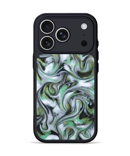 iPhone 17 Pro ResinArt Phone Case - Justine (Green, 815528)