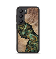 Galaxy S23 Wood Phone Case - Deron (Green, 815658)