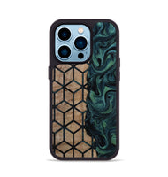 iPhone 14 Pro Wood Phone Case - Harry (Pattern, 815688)