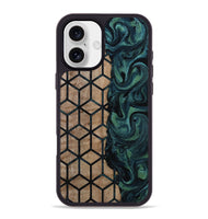 iPhone 16 Plus Wood Phone Case - Harry (Pattern, 815688)