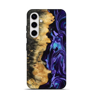 Galaxy S25 Wood Live Edge Phone Case - Tatum (Purple, 815788)