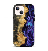 iPhone 13 Wood Live Edge Phone Case - Tatum (Purple, 815788)