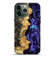 iPhone 13 Pro Max Wood Live Edge Phone Case - Tatum (Purple, 815788)