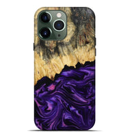 iPhone 13 Pro Max Wood Live Edge Phone Case - Baby (Purple, 815798)