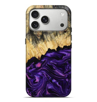 iPhone 17 Pro Max Wood Live Edge Phone Case - Baby (Purple, 815798)