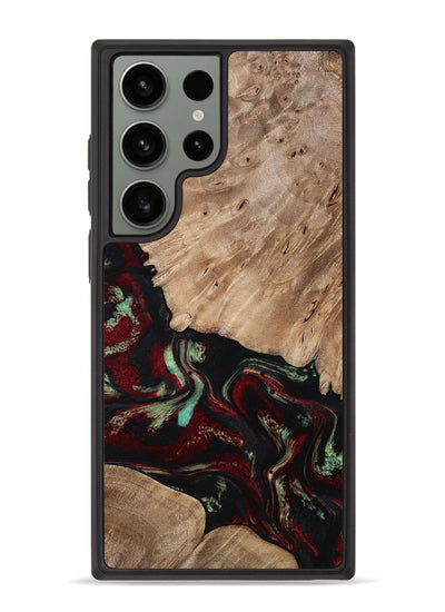 Galaxy S23 Ultra Wood Phone Case - Trey (Red, 815820)