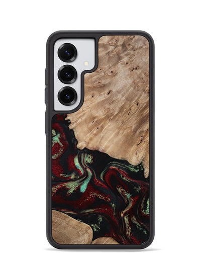 Galaxy S25 Wood Phone Case - Trey (Red, 815820)